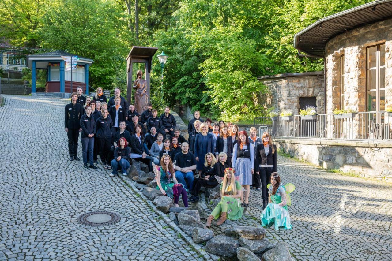 Quellenhaus Feengrotten Saalfeld Saale Dış mekan fotoğraf
